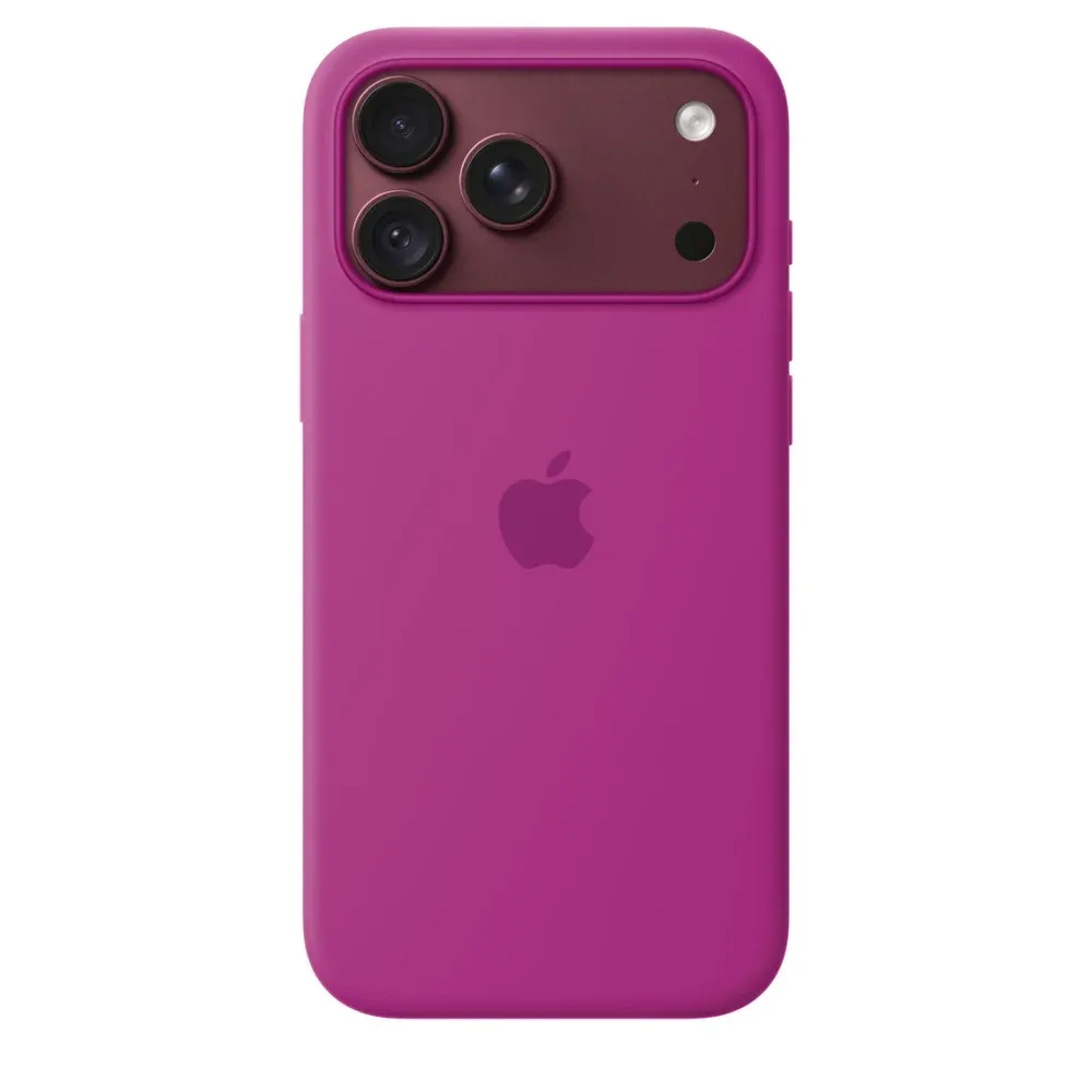 Coque en silicone liquide MagSafe pour iPhone 18 Pro, 18 Pro Max, 17 Pro, 17 Pro Max, compatible charge sans fil, couleur bordeaux magenta 12