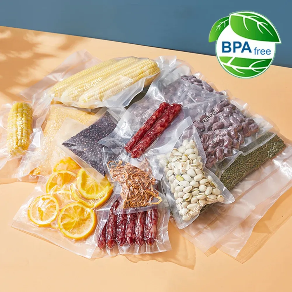 Sacs sous vide pour machine à sceller, conservation des aliments, lot de 100 5