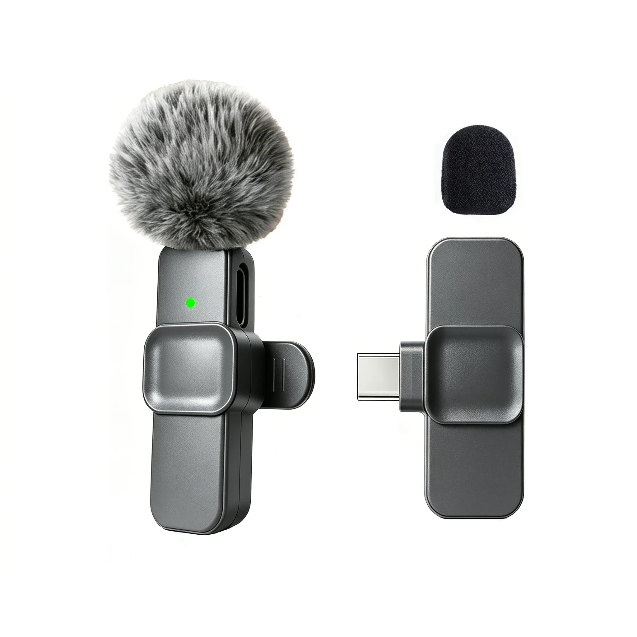 Microphone Lavalier sans Fil USB-C avec Réduction du Bruit et Bonnette Anti-Vent pour Vidéo, Interview, Diffusion en Direct et Vlog 7