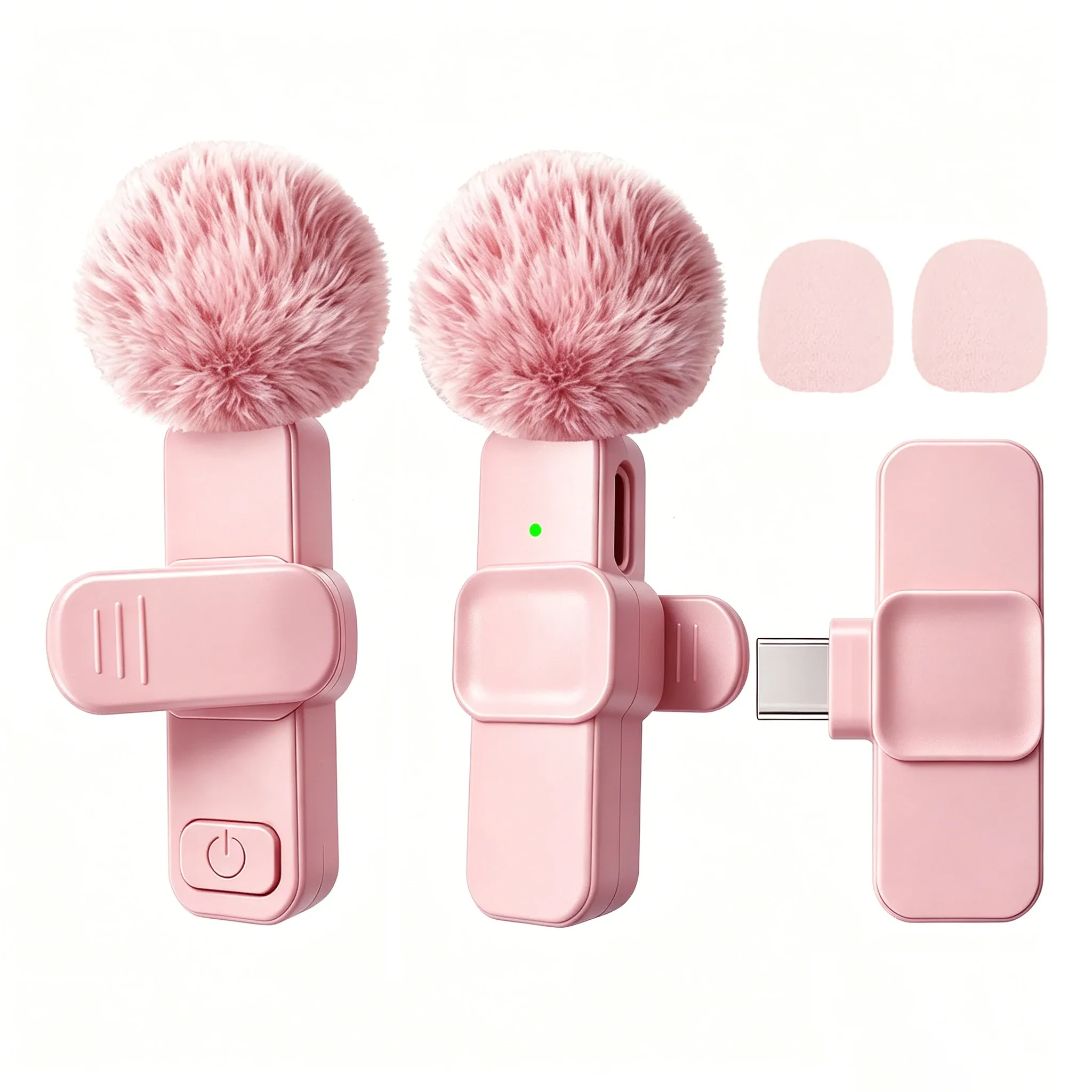 Microphone Lavalier sans Fil USB-C avec Réduction du Bruit et Bonnette Anti-Vent pour Vidéo, Interview, Diffusion en Direct et Vlog 10