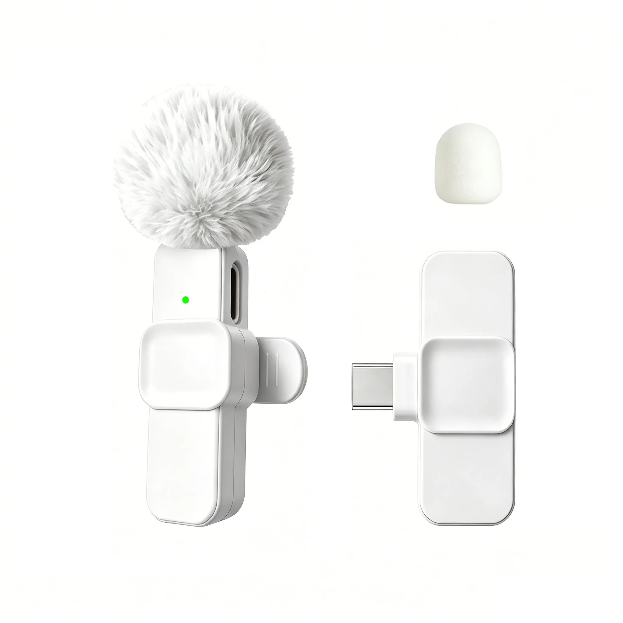 Microphone Lavalier sans Fil USB-C avec Réduction du Bruit et Bonnette Anti-Vent pour Vidéo, Interview, Diffusion en Direct et Vlog 11
