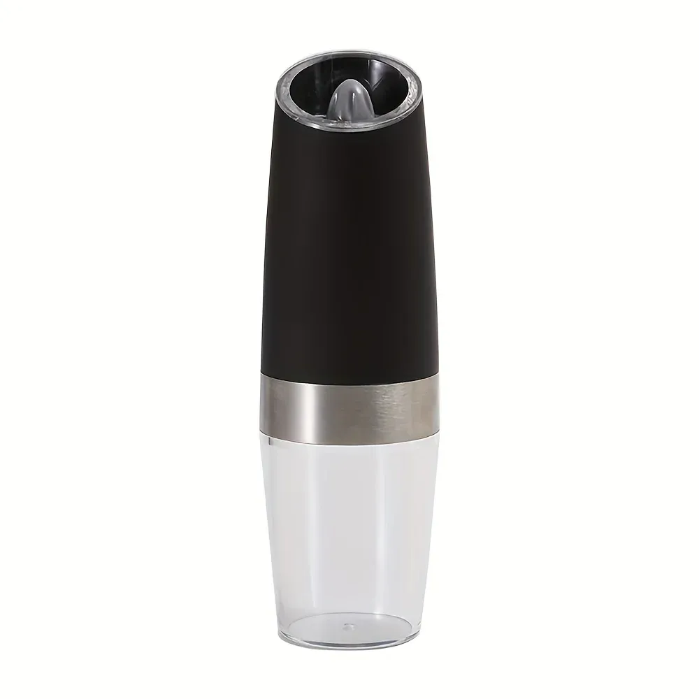 Moulin à poivre et sel électrique rechargeable à une main, réglage de la finesse, éclairage LED (piles non incluses) 7