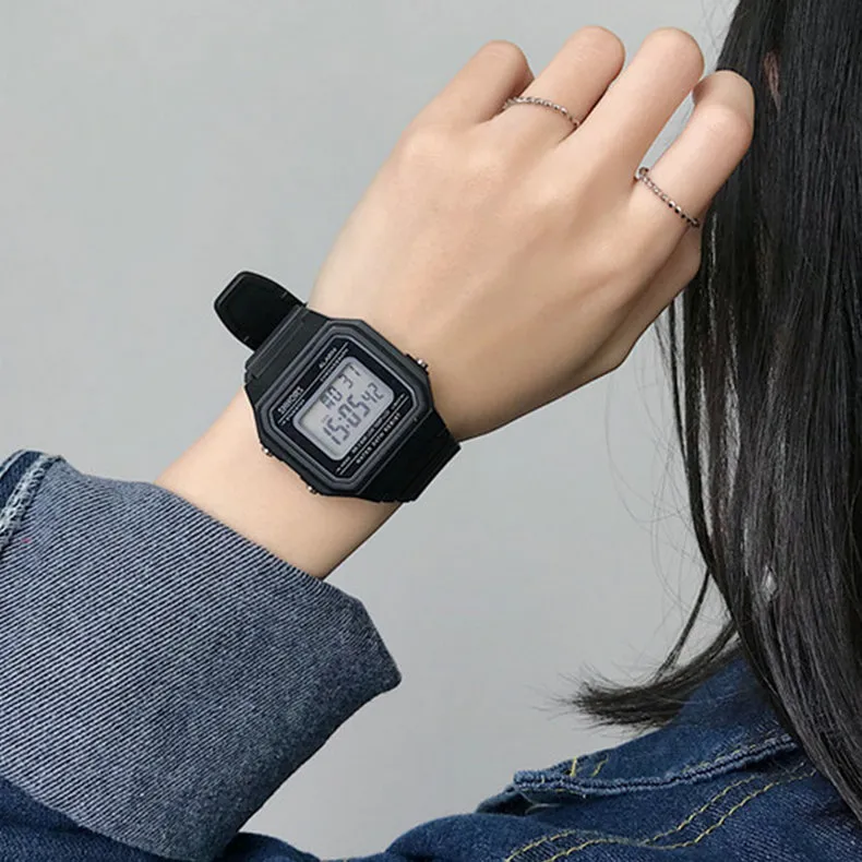Montre numérique LED, bracelet en silicone