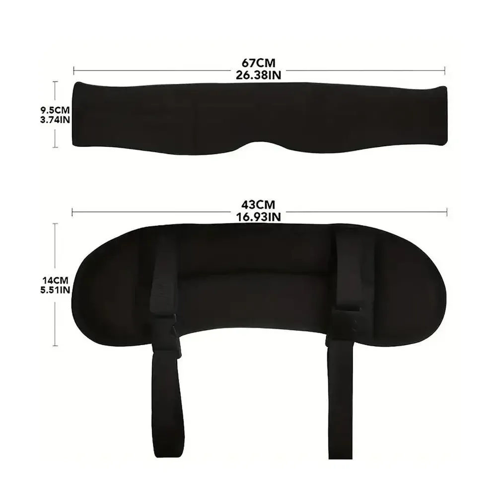 Coussin de voyage 360° pour avion avec masque pour les yeux, oreiller de massage confortable pour le cou et le sommeil 6