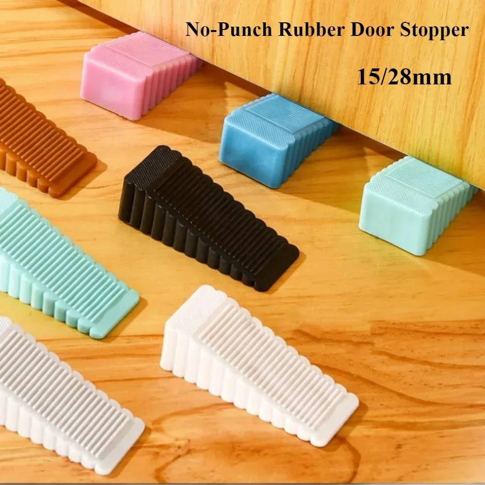 Butée de porte en silicone de sécurité sans perçage