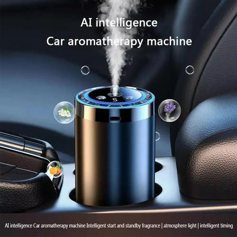 Diffuseur d'huiles essentielles électrique pour voiture, humidificateur d'air automobile, désodorisant d'habitacle, élimination des odeurs, accessoires auto 5