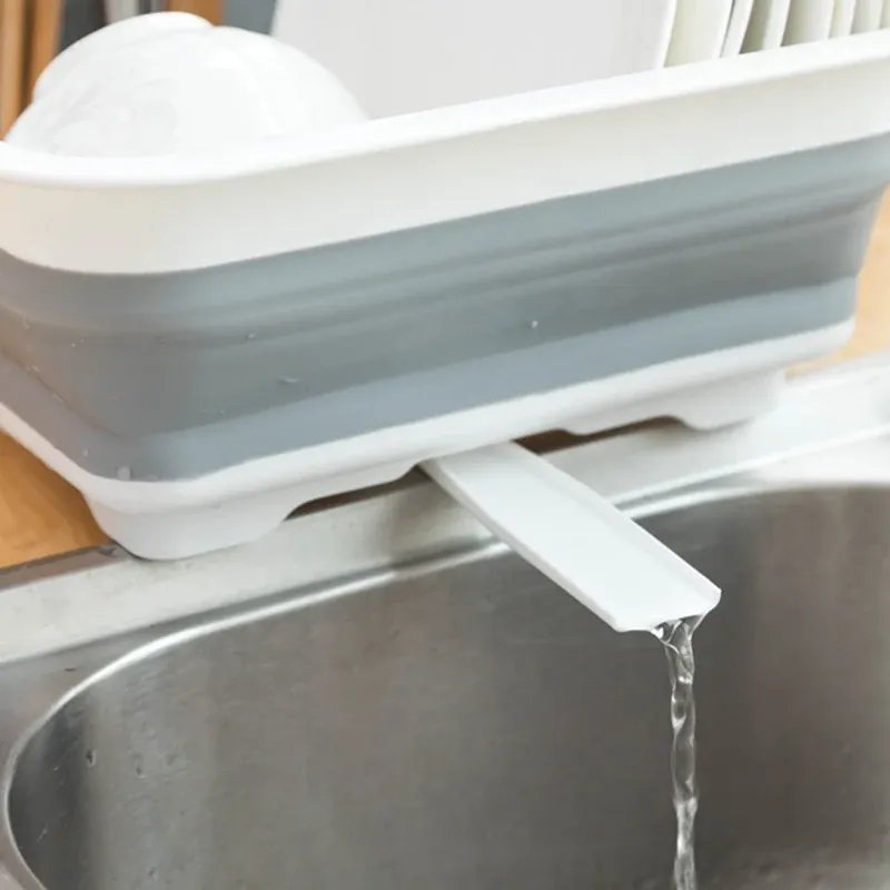 Égouttoir à vaisselle pliable, présentation