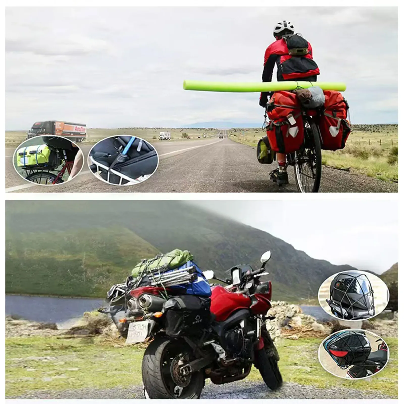 Accessoires de camping et cordons élastiques