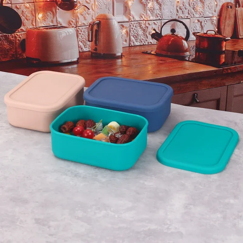Boîte à bento en silicone YONG HAO, vue de détail