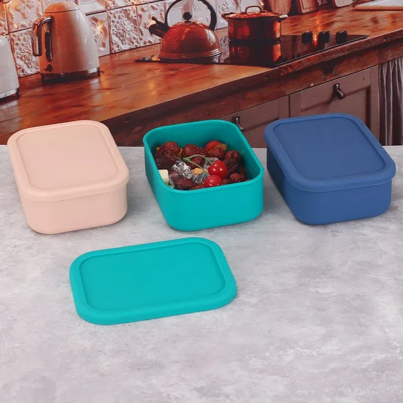 Boîte à bento en silicone YONG HAO, vue principale