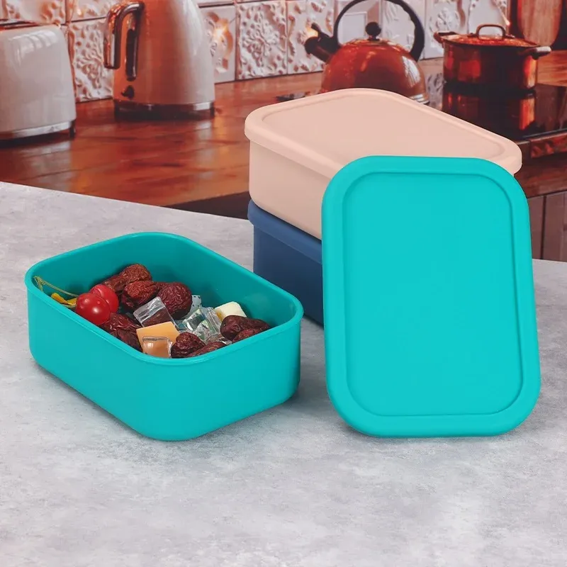 Boîte à bento en silicone YONG HAO, finitions