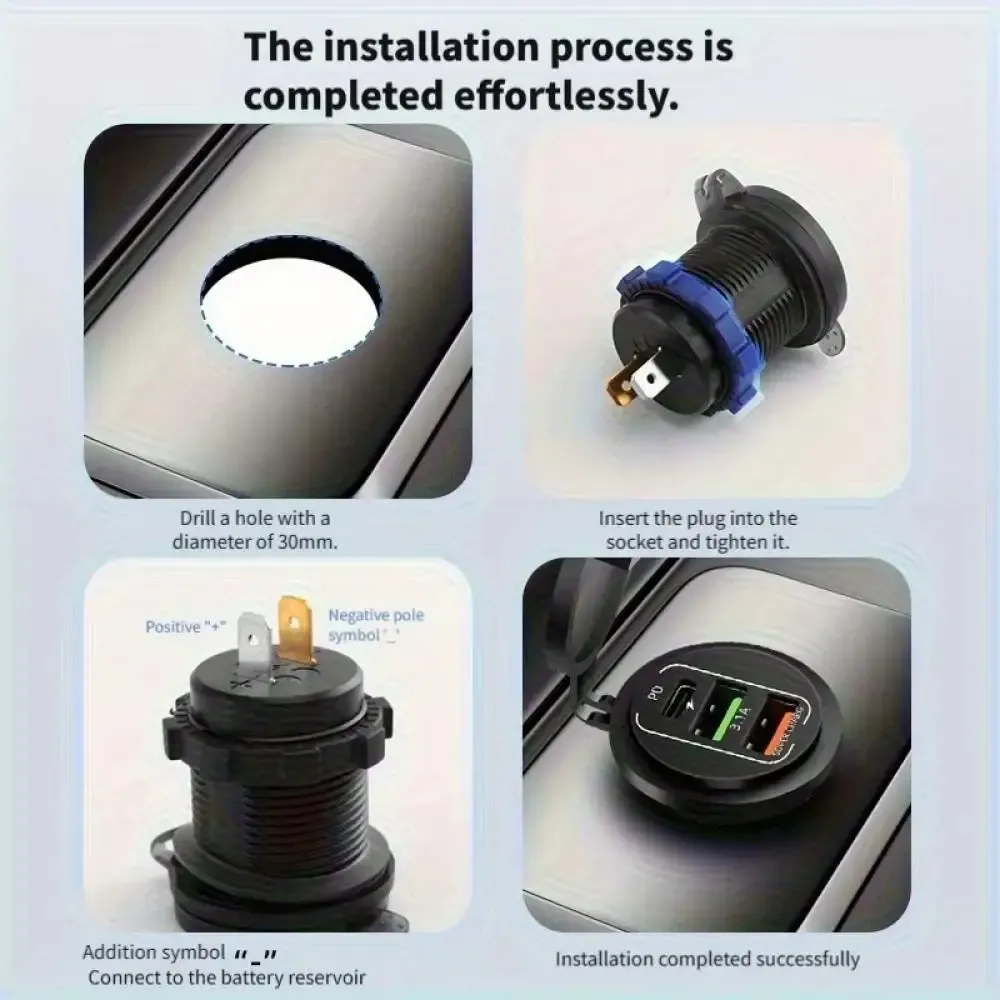 Chargeur de voiture USB vue rapprochée