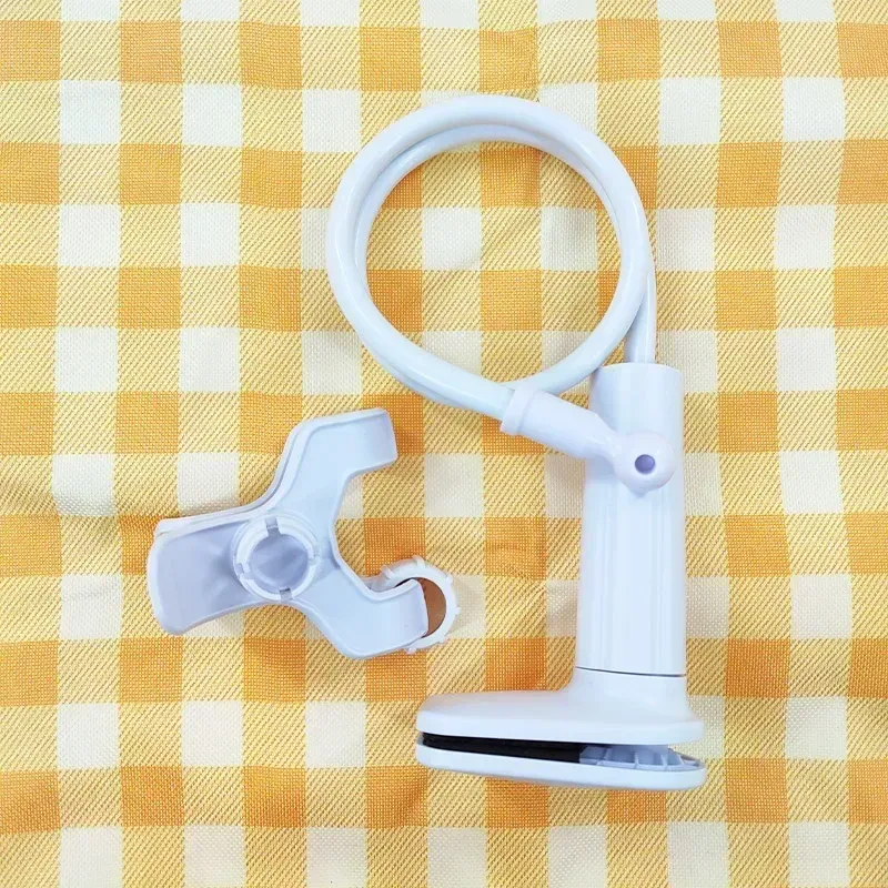 Support de caméra universel pour moniteur de bébé, fixation sur berceau, bras long réglable et multifonction 8
