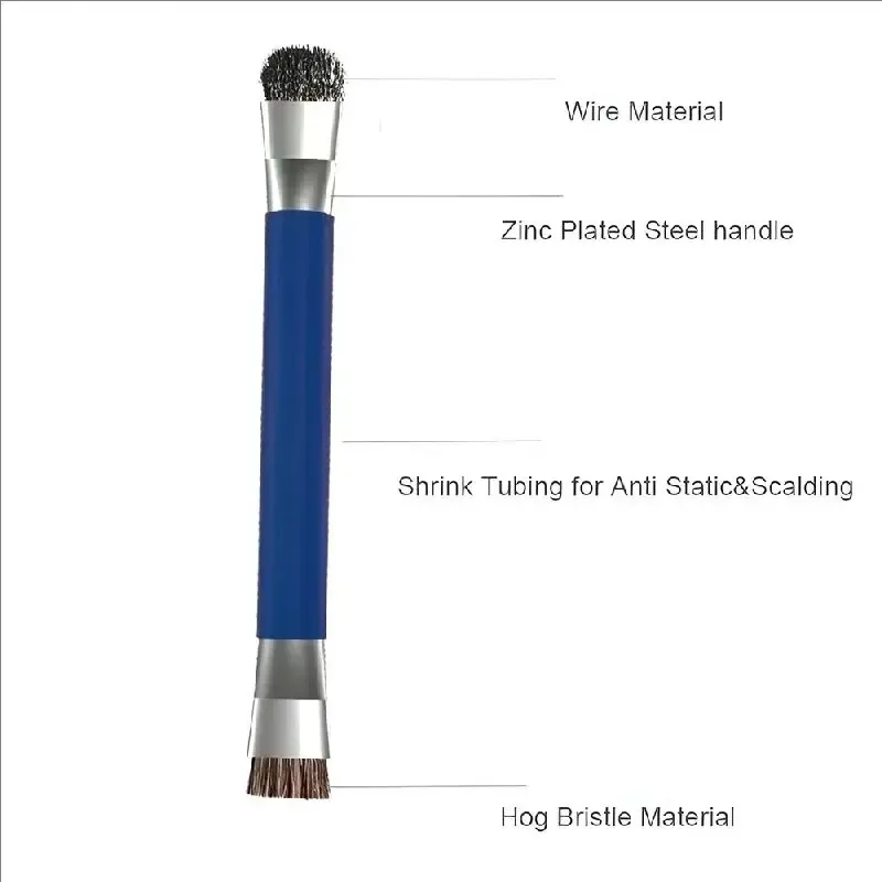 Brosse ESD à double tête en situation