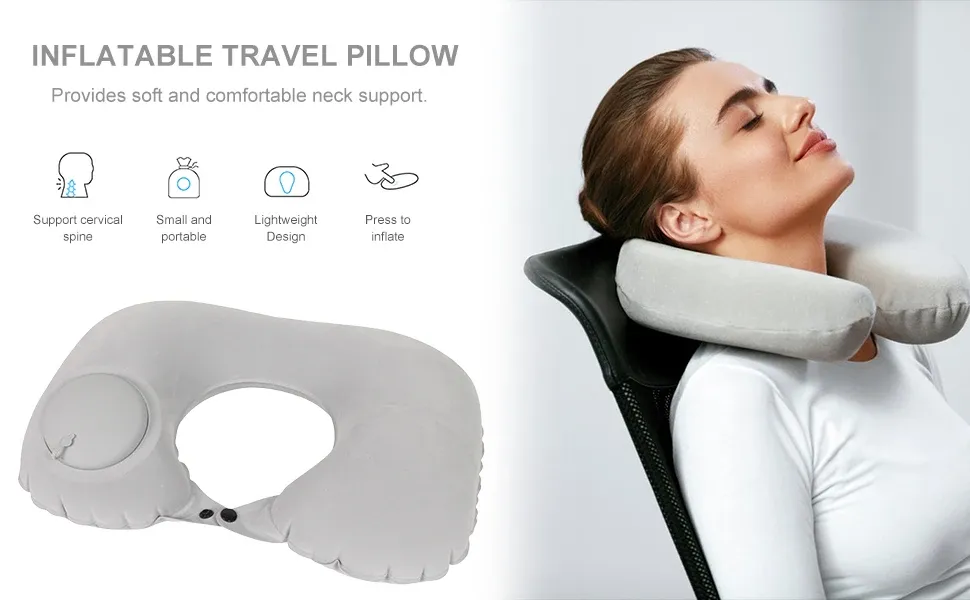 Oreiller de voyage gonflable, confort au quotidien