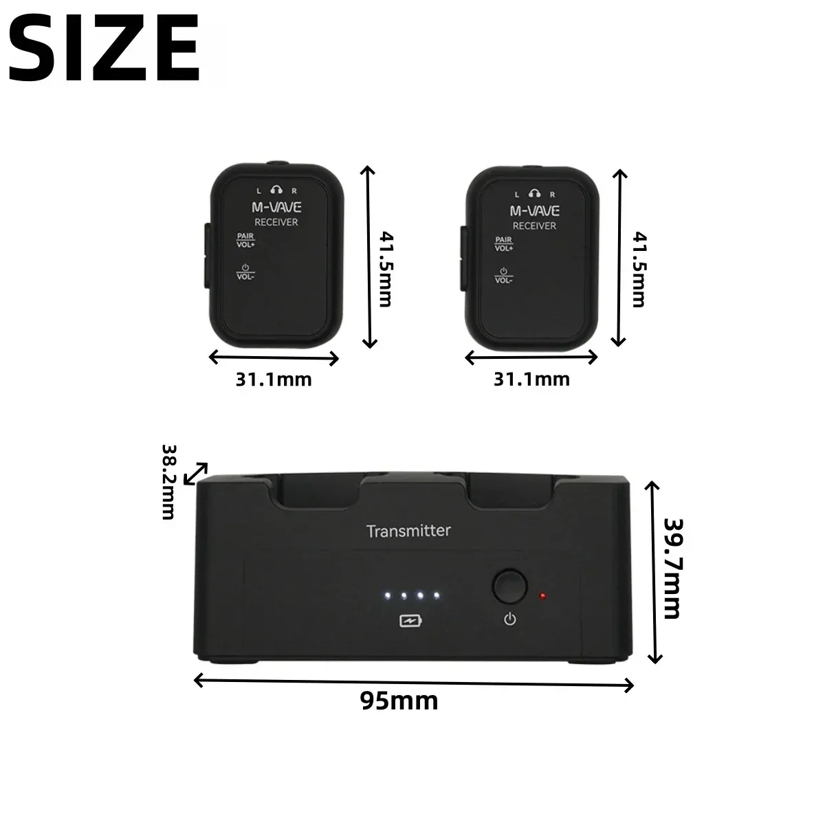 Système audio sans fil M-VAVE WP-12