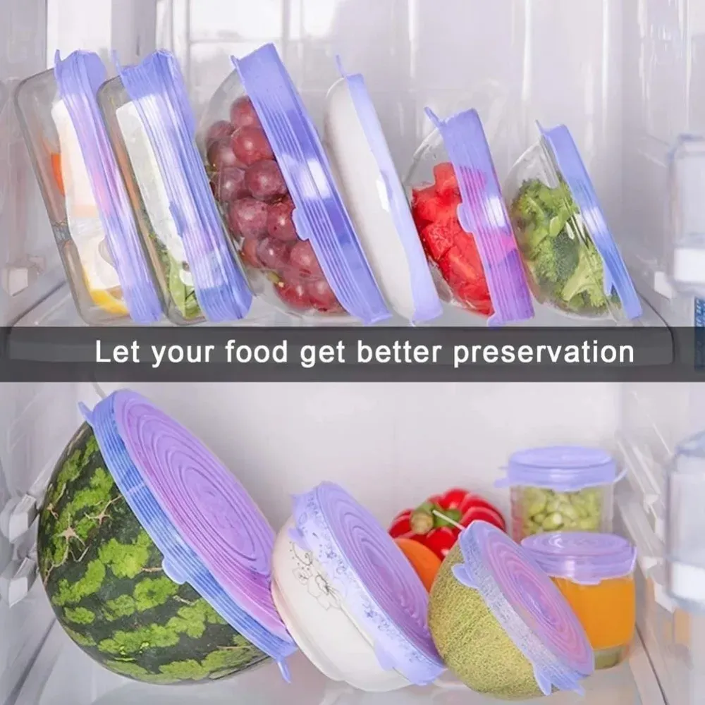 Couvercles en silicone extensibles, cuisine au quotidien