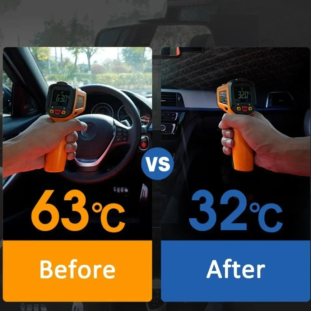 Pare-soleil pliable pour pare-brise avant, revêtement argenté anti-UV 4