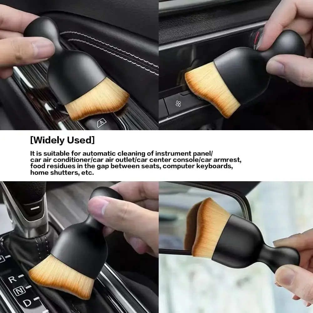 Brosse de nettoyage pour intérieur de voiture, idéale pour grilles d'aération et interstices 3