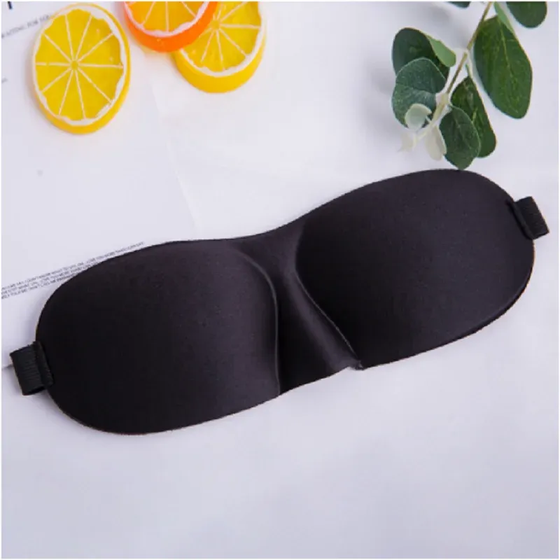 Masque 3D pour le sommeil, masque pour les yeux, bloque-lumière, bandeau rembourré doux, couverture d'ombre 11