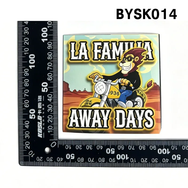 Autocollants décoratifs La Familia LF2005 Beitar 9 x 9 cm – Lot de 6 autocollants adhésifs 9