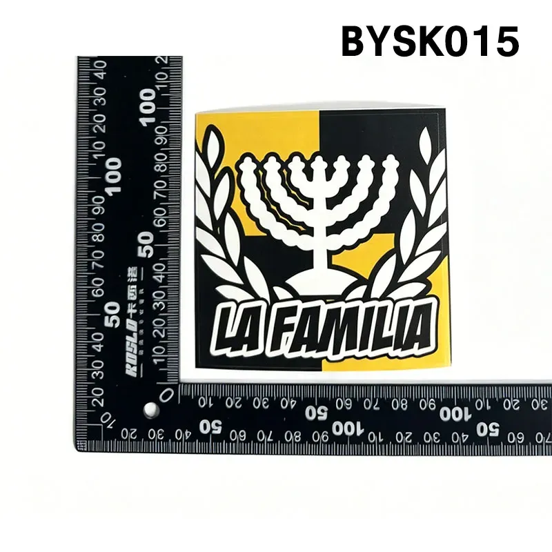Autocollants décoratifs La Familia LF2005 Beitar 9 x 9 cm – Lot de 6 autocollants adhésifs 10