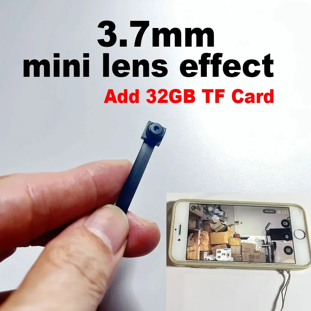 Caméra WiFi Tuya Mini PCB grand angle 2,1 mm 3 MP intérieure ONVIF avec audio intégré, emplacement pour carte TF, IPC, caméra de sécurité intelligente, application Tuya 8
