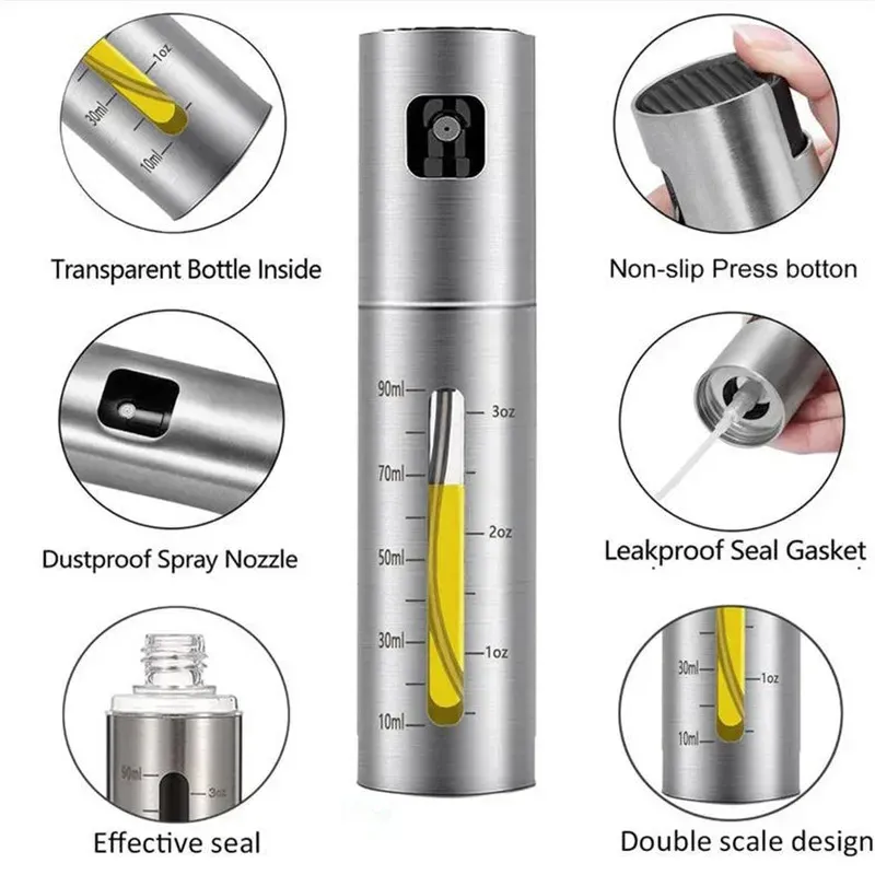 Vaporisateur d'huile en acier inoxydable en situation