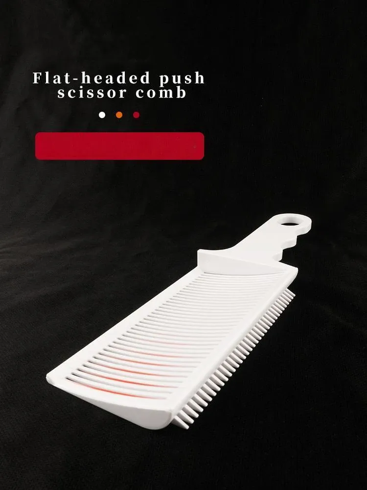 Peigne de coupe professionnel pour barbier, vue d'ensemble