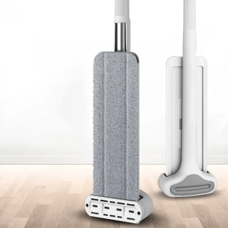 Serpillère Plate Rotative 360° avec Seau, Nettoyage Facile des Sols