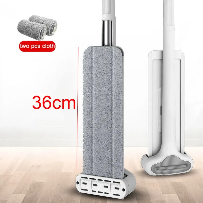Serpillère Plate Rotative 360° avec Seau, Nettoyage Facile des Sols 10