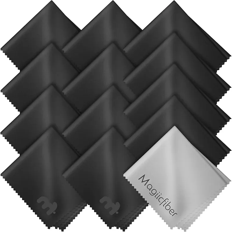 Chiffons de nettoyage en microfibre MagiicFiber, haute densité, sans peluches, doux et efficaces, de qualité supérieure 8