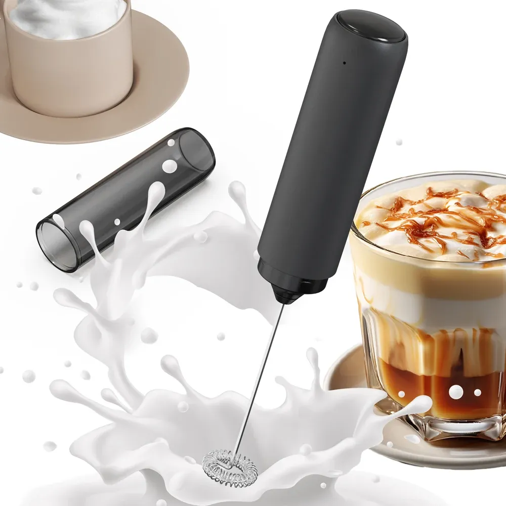 Mousseur à lait électrique rechargeable, batteur à main polyvalent pour lattes, boissons et œufs 3