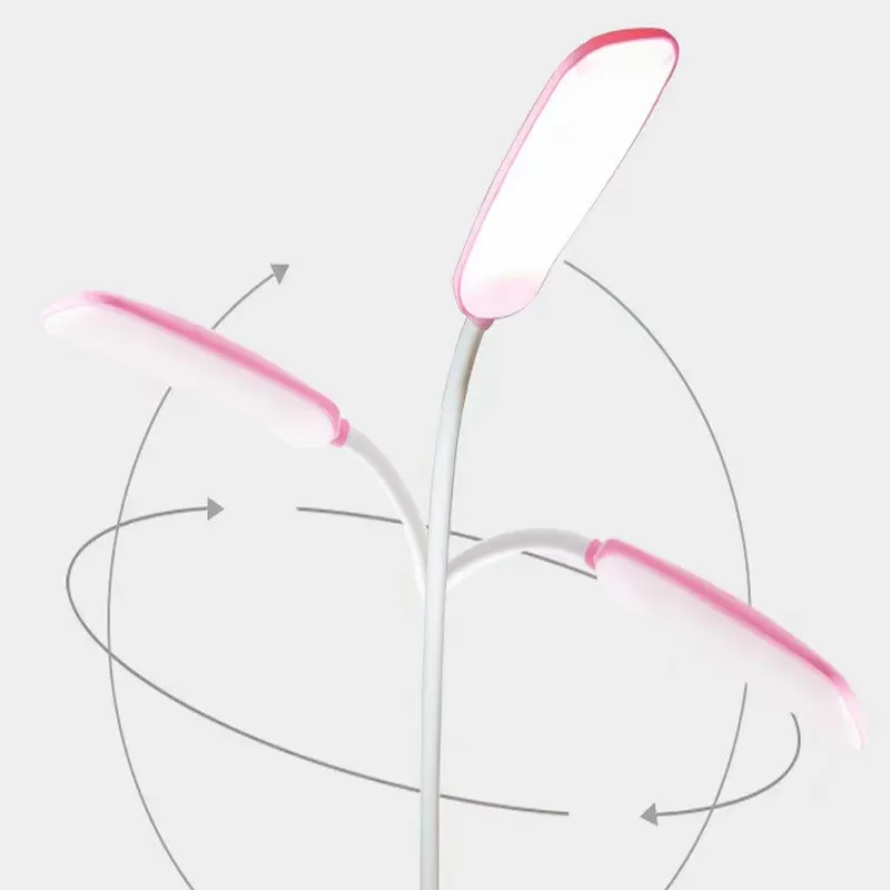 Lampe de bureau LED rechargeable par USB, protection des yeux, lumière de nuit pour chambre, lampe de chevet pour étudiant, lampe de lecture 3