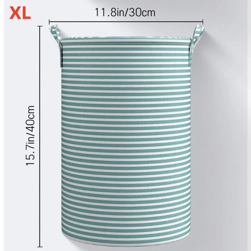 Panier à linge pliable grande capacité en coton et lin, rangement pour vêtements sales, jouets et articles ménagers 4