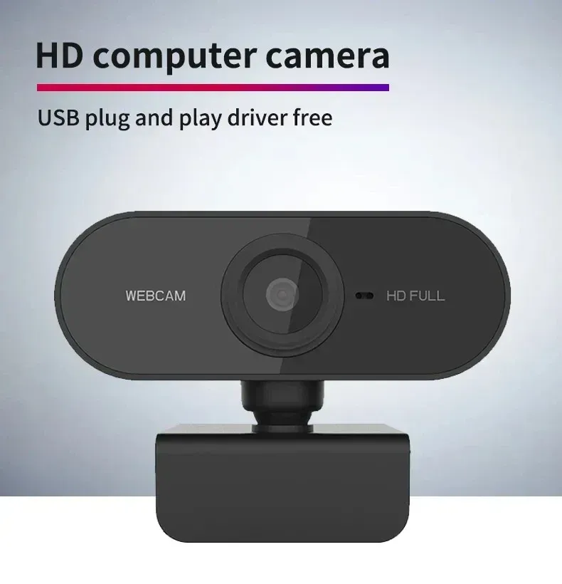 Webcam USB premium en situation d'utilisation