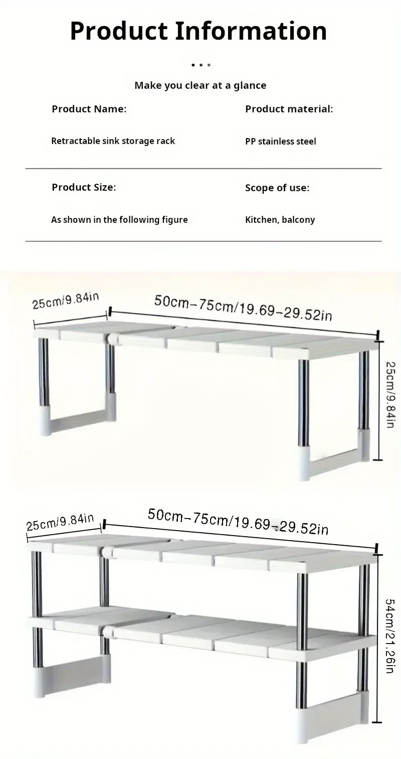 Étagère de rangement, détails pratiques