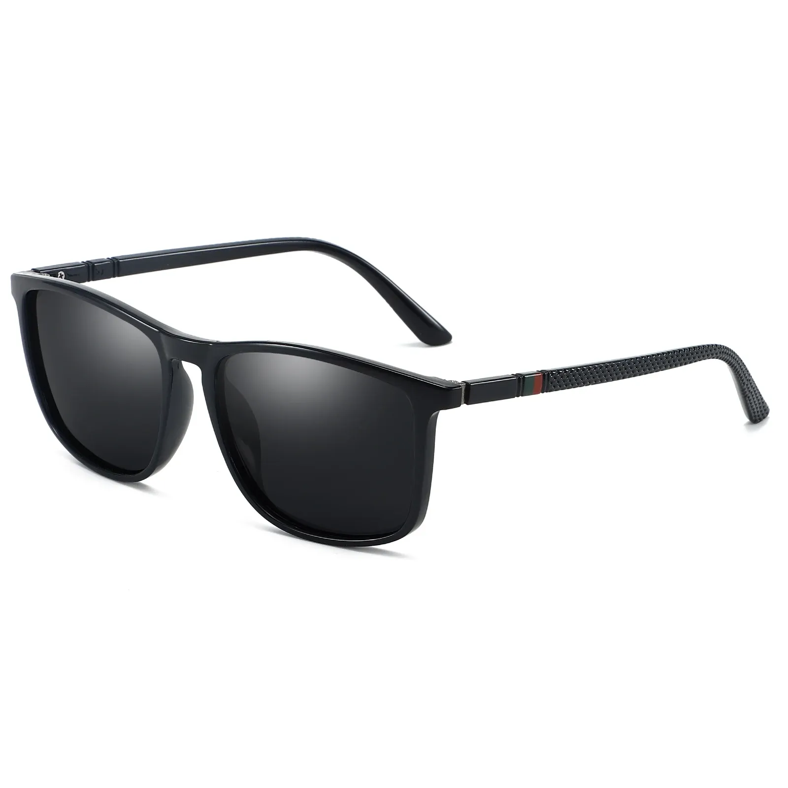 Lunettes de soleil carrées polarisées pour hommes et femmes, conduite et pêche, protection UV400 5