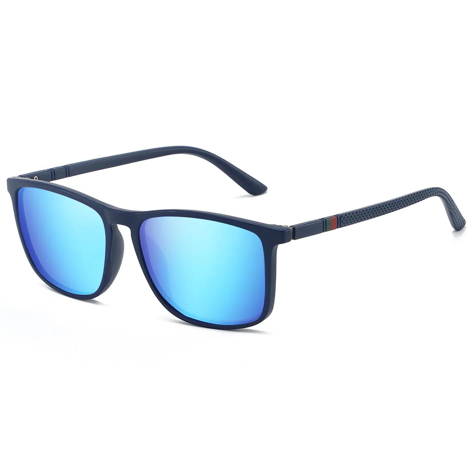 Lunettes de soleil carrées polarisées pour hommes et femmes, conduite et pêche, protection UV400 7