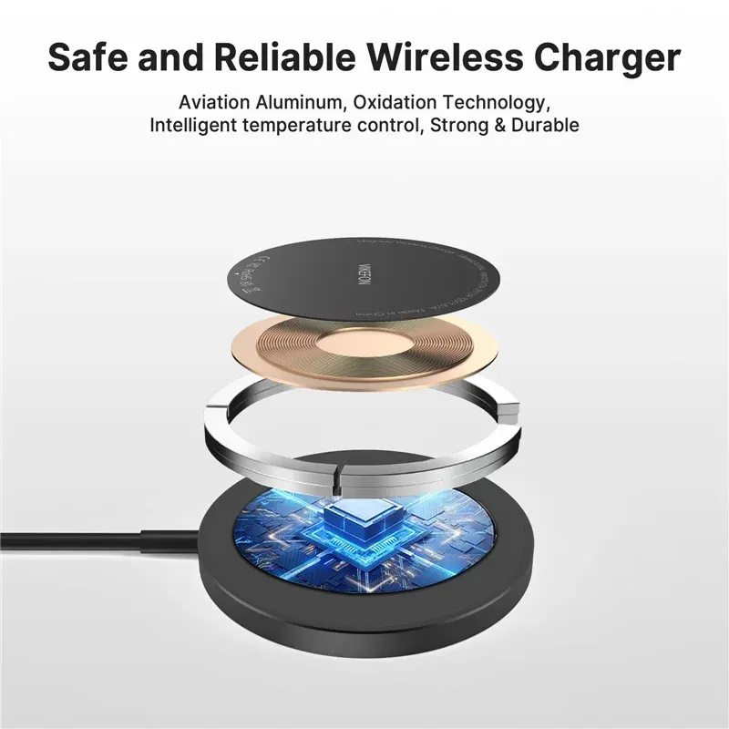 Détail du design du chargeur sans fil