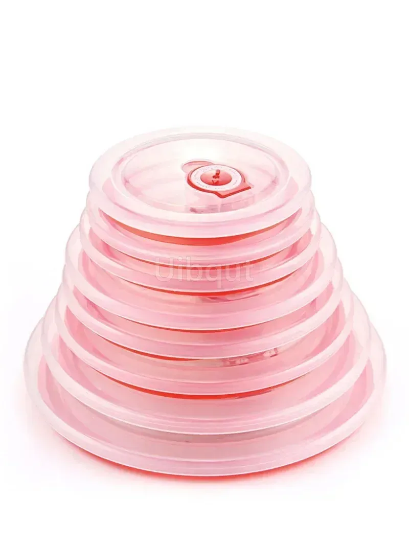 Couvercle silicone réutilisable pour bol alimentaire, couvercle rond extensible pour conservation des aliments et bols de nouilles instantanées 5