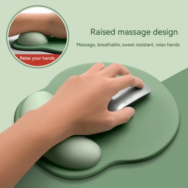 Détail du tapis de souris ergonomique