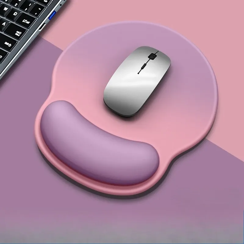 Tapis de souris dégradé avec repose-poignet ergonomique antidérapant, pour le jeu et le bureau 10