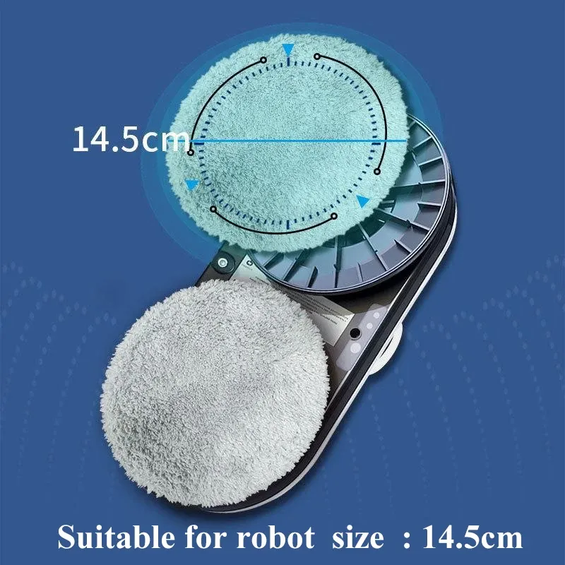 Chiffon de nettoyage en microfibre pour robot aspirateur