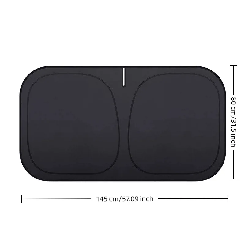 Pare-soleil pliable pour pare-brise de voiture, protection UV intérieure 7