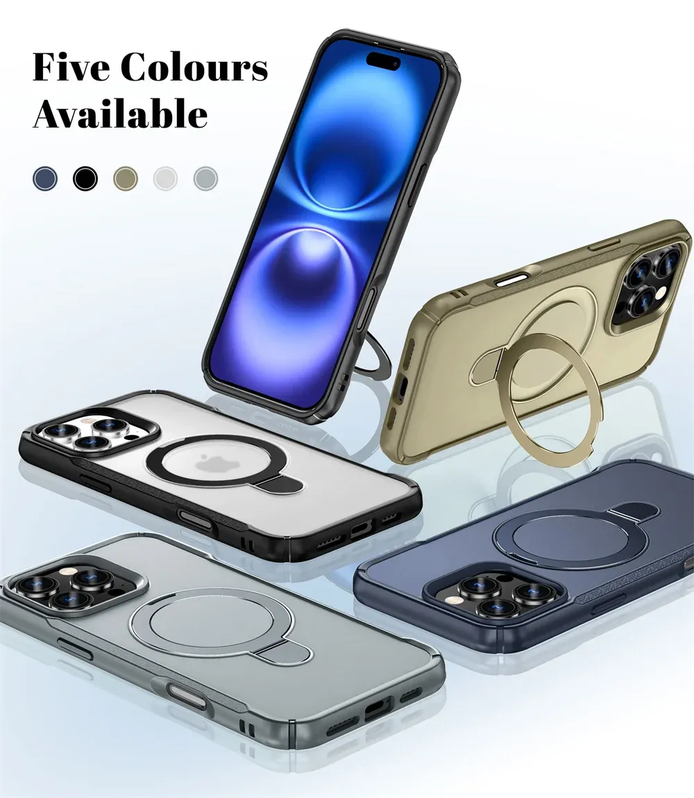 Coque magnétique pliable avec support, vue principale