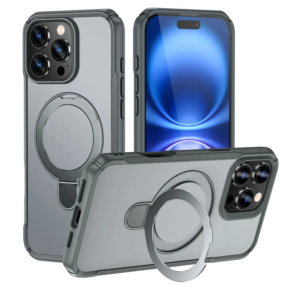 Coque magnétique pliable, support déplié