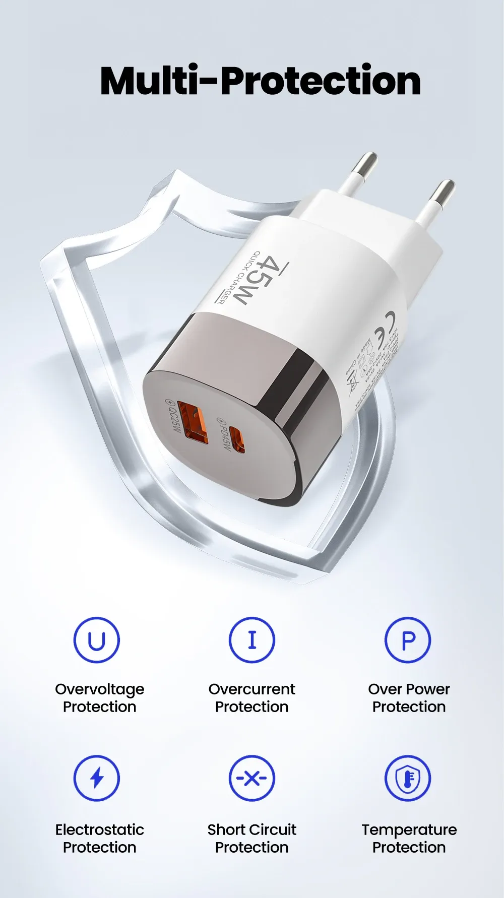 Chargeur utilisé avec un smartphone