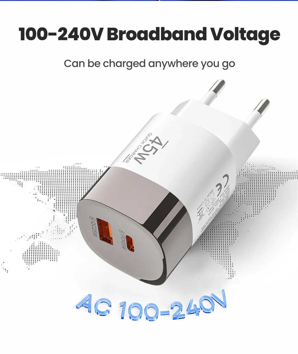 Chargeur idéal pour le voyage