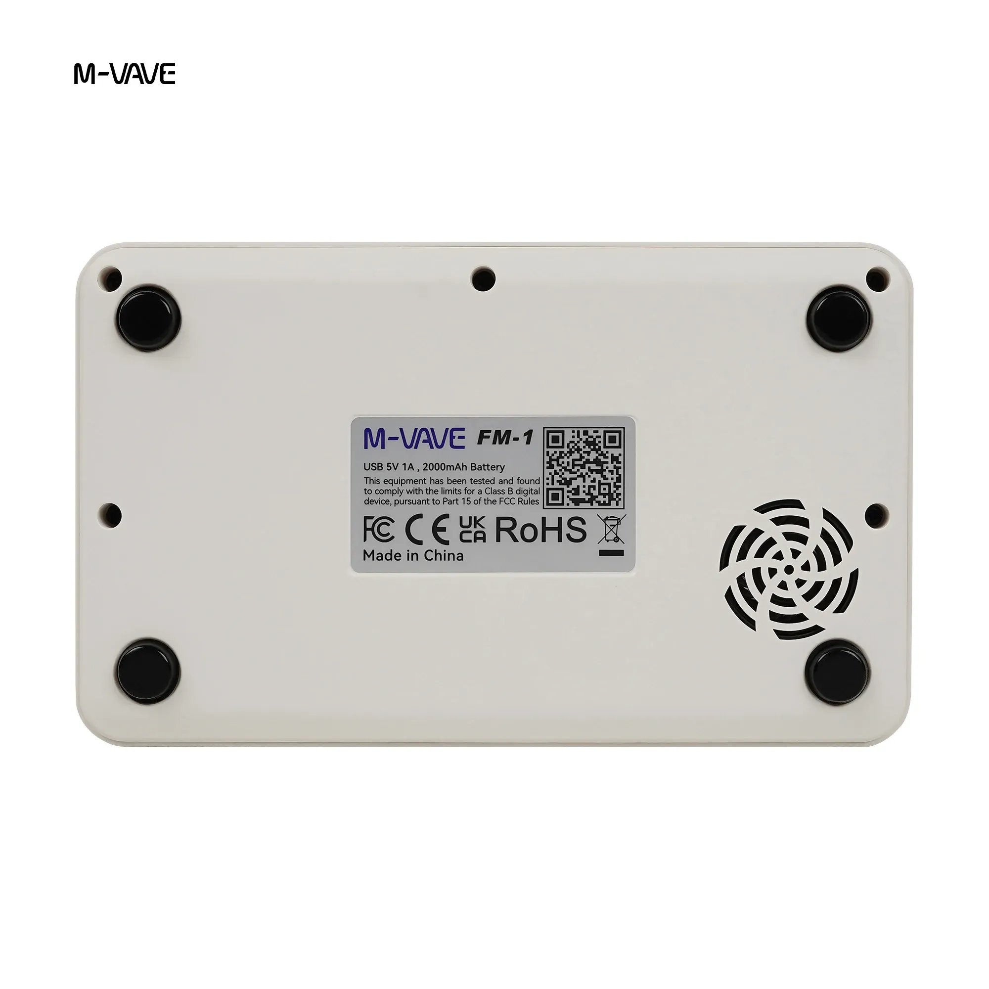 Pédale d'effets M-Vave FM-1 – Synthétiseur Bluetooth portable, autonomie 12 h, 6 opérateurs, MIDI, 32 algorithmes, 128 préréglages intégrés - Image 1